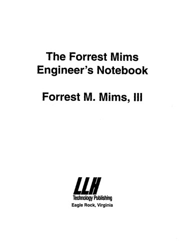 The Forrest Mims engineer's notebook (1992, HighText Publications, Newnes)