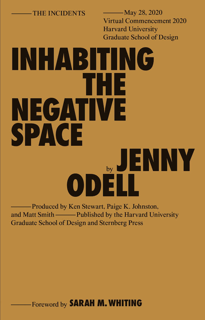 Inhabiting the Negative Space (2021, Sternberg Press)